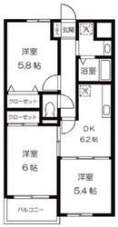 クラルテ立川の物件間取画像